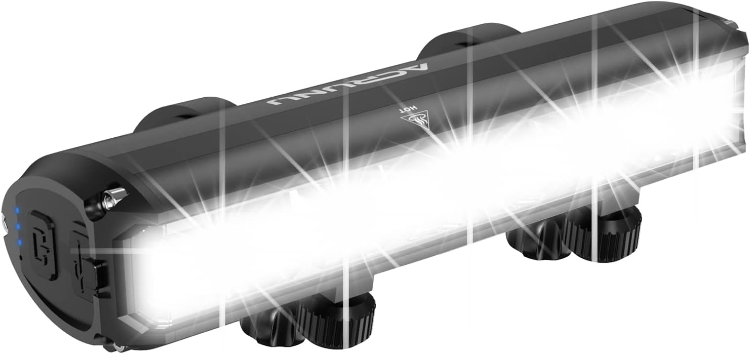super bright 3400 lumens led bike light usb rechargeable 5 modes bicycle headlight with 7h runtime, ipx6 waterproof, quick release mount for mountain road cycling commuting night safety super bright 3400 lumens led bike light usb rechargeable 5 modes bicycle headlight with 7h runtime, ipx6 waterproof, quick release mount for mountain road cycling commuting night safety