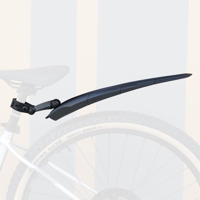 bike rear fender mudguard full cover adjustable bike fender thicken widen bicycle mudguard mudflap for mtb mountain bike road bike bicycle mudguard for 24/26/27.5 inch bicycle，black