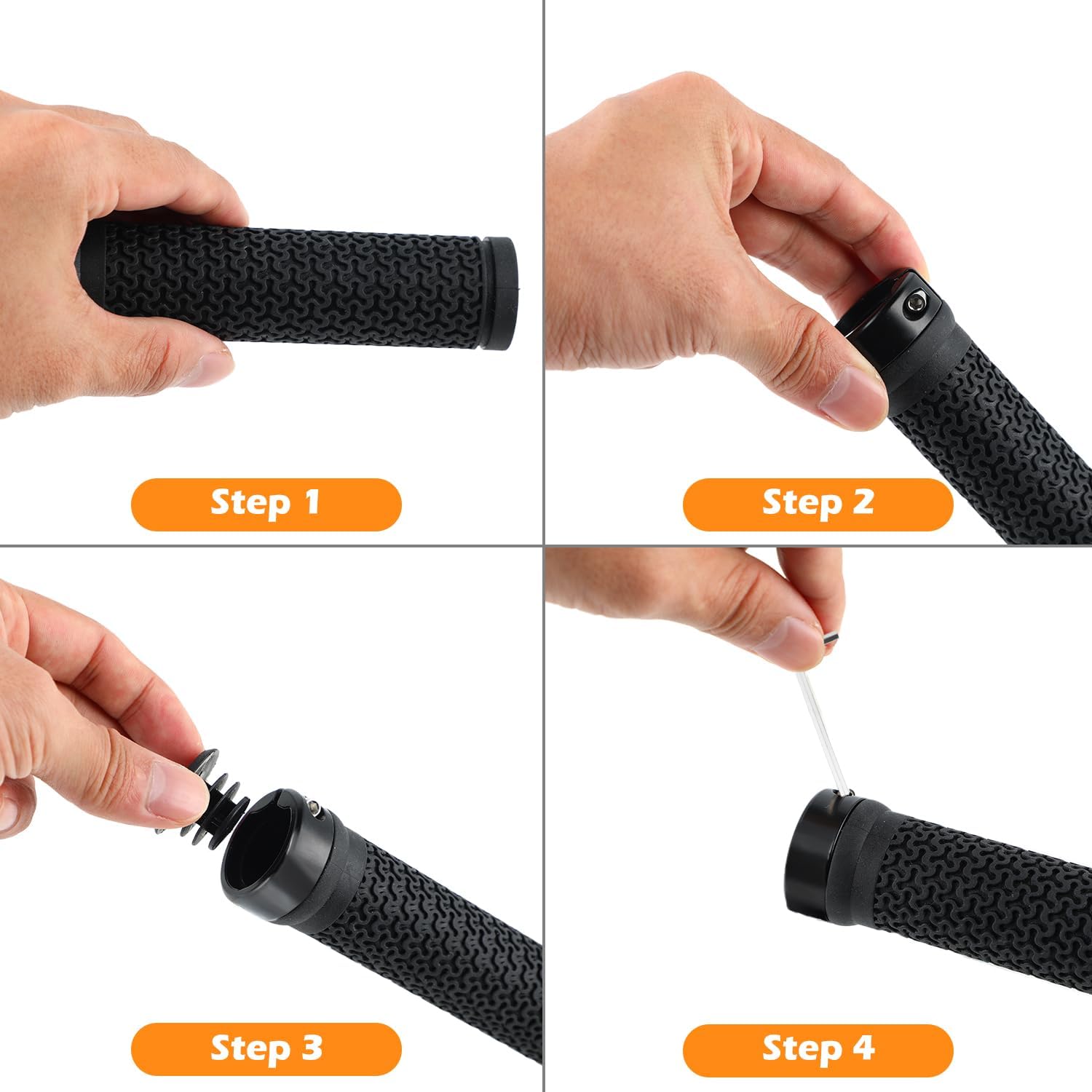 2 pack bike handlebar grips, bicycle handle bar grips mushroom grips for bmx, mountain, mtb, beach cruiser, scooter, folding bike, soft non slip rubber hand grip comfortable ergonomic 2 pack bike handlebar grips, bicycle handle bar grips mushroom grips for bmx, mountain, mtb, beach cruiser, scooter, folding bike, soft non slip rubber hand grip comfortable ergonomic