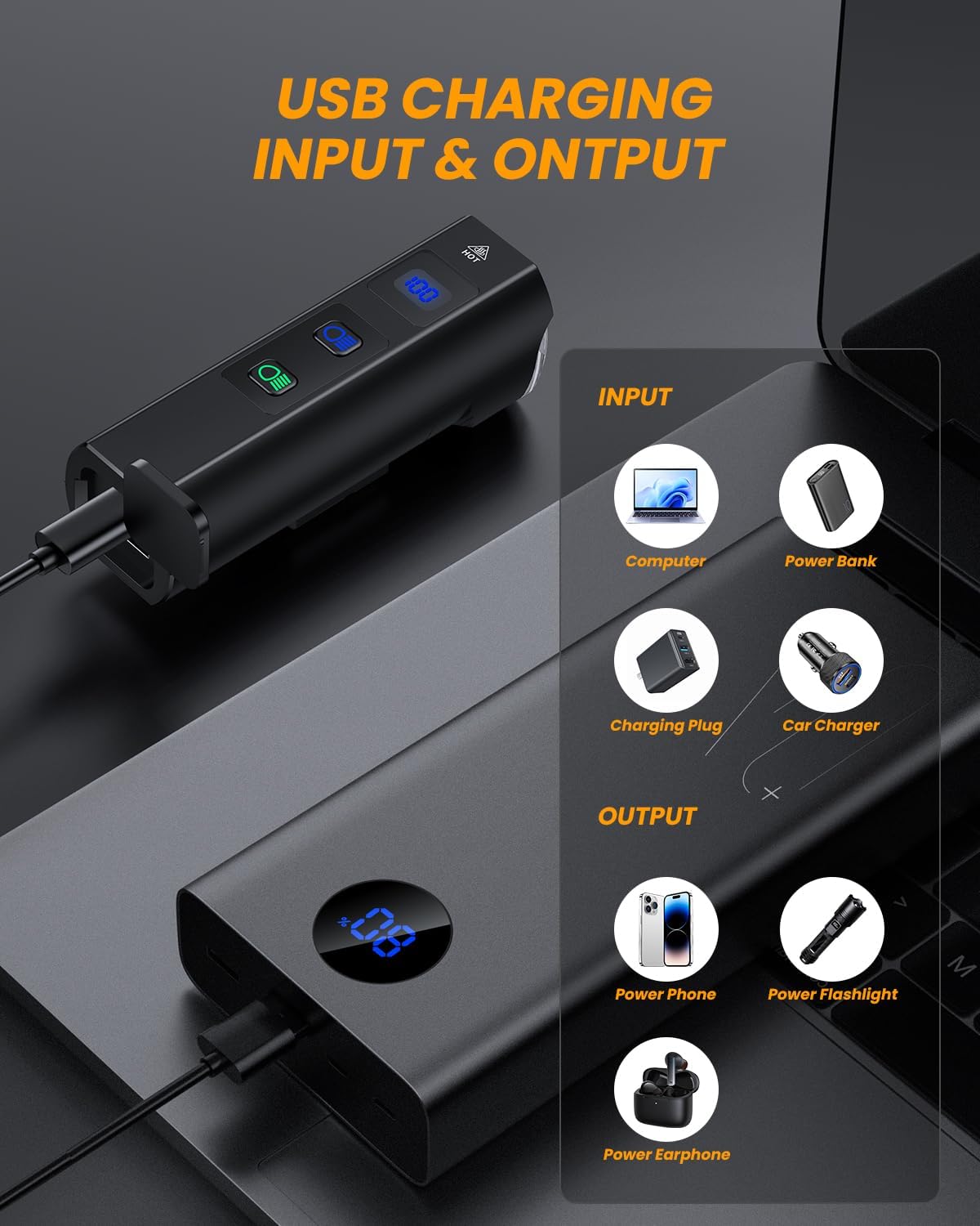 onvian super bright bike lights for night riding, 1200 lumen bike headlight 13 modes & aluminum alloy, 5000mah rechargeable bicycle lights for mountain road commuter cycling, ipx5 waterproof onvian super bright bike lights for night riding, 1200 lumen bike headlight 13 modes & aluminum alloy, 5000mah rechargeable bicycle lights for mountain road commuter cycling, ipx5 waterproof