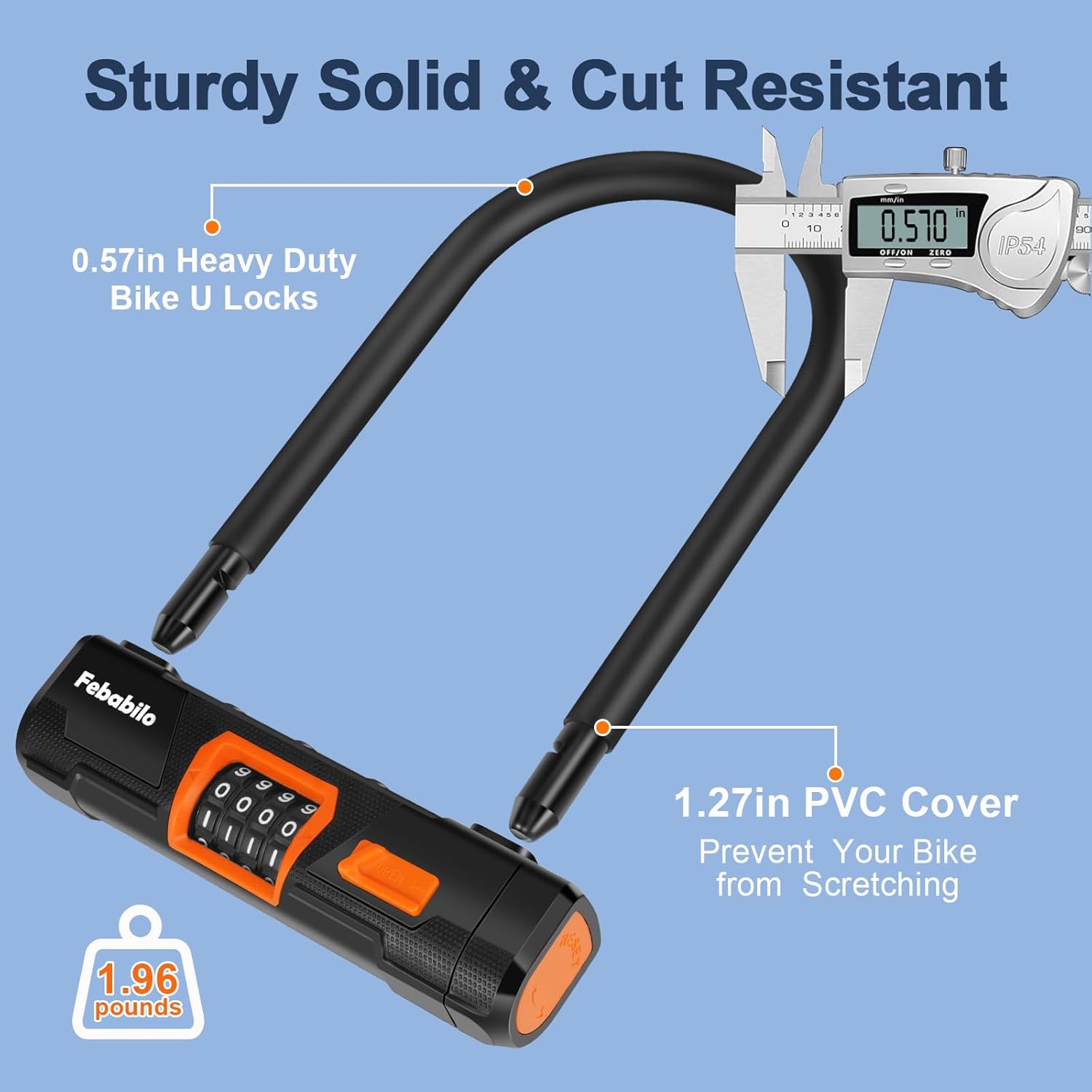 bike locks heavy duty anti theft, combo bike u lock, 4 digit resettable combination e bike large u shaped lock with 5ft steel cable for electric bike, bicycle, escooter, motorcycle,door bike locks heavy duty anti theft, combo bike u lock, 4 digit resettable combination e bike large u shaped lock with 5ft steel cable for electric bike, bicycle, escooter, motorcycle,door