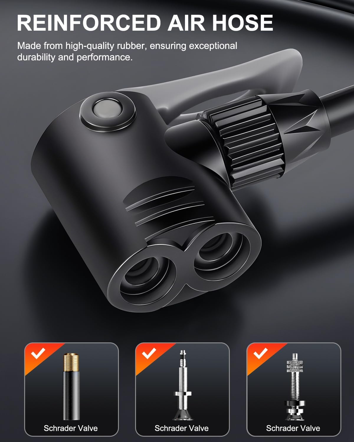 onvian floor bike pump with gauge160psi high pressure, air bicycle pump presta and schrader valve, fast inflation bike tire pump for bikes, mtb,hybrid,balls, ergonomic design bike accessories onvian floor bike pump with gauge160psi high pressure, air bicycle pump presta and schrader valve, fast inflation bike tire pump for bikes, mtb,hybrid,balls, ergonomic design bike accessories