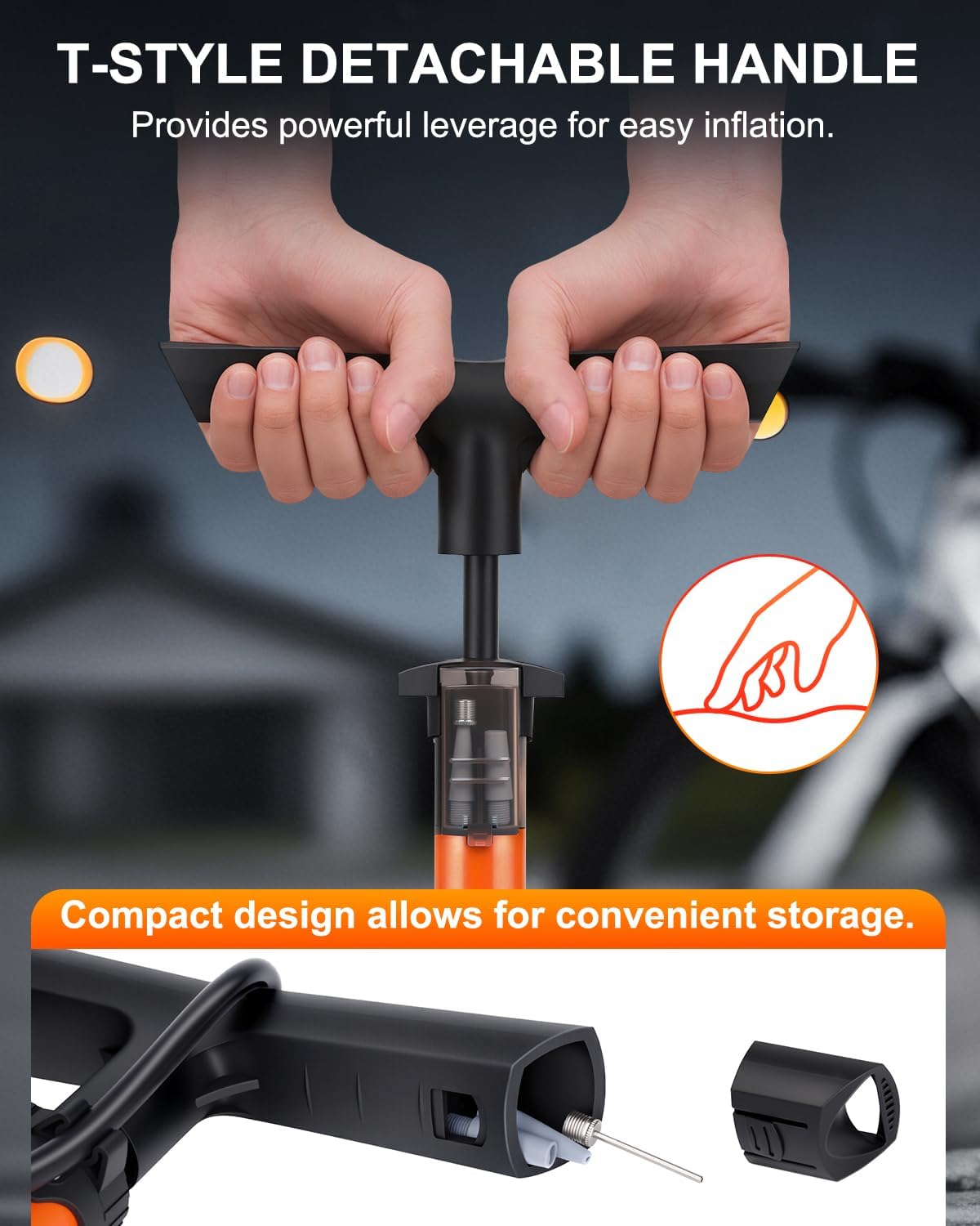 onvian floor bike pump with gauge160psi high pressure, air bicycle pump presta and schrader valve, fast inflation bike tire pump for bikes, mtb,hybrid,balls, ergonomic design bike accessories onvian floor bike pump with gauge160psi high pressure, air bicycle pump presta and schrader valve, fast inflation bike tire pump for bikes, mtb,hybrid,balls, ergonomic design bike accessories