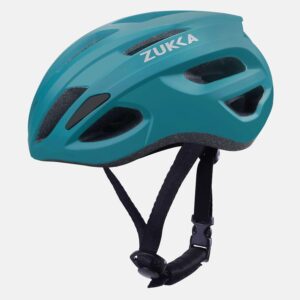 bike helmet for adult men and women, ages 14 and up with suggested fit 55 to 58cm, lightweight with adjustable y dividers and soft chin straps