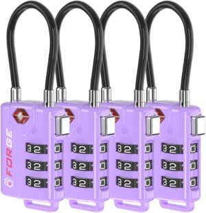 tsa approved cable luggage locks, re settable combination with alloy body (copy)