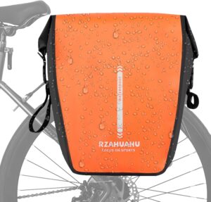 panniers bike bags max 30l large capacity multi functional portable waterproof bike bags for bicycles rear rack shoulder bag handbag bike panniers for cycling traveling commuting(black) (copy)
