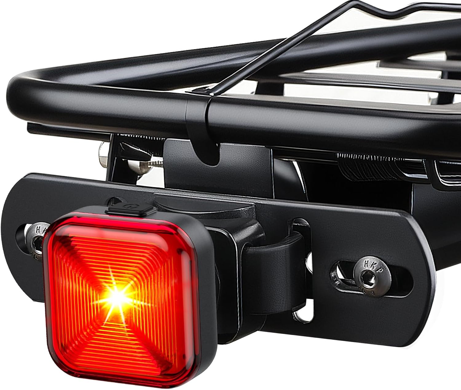 onvian bike tail light for rear bike rack mounting, usb rechargeable led bicycle rear cycling safety flashlight, waterproof bicycle tail light with 5 light mode options for road mountain onvian bike tail light for rear bike rack mounting, usb rechargeable led bicycle rear cycling safety flashlight, waterproof bicycle tail light with 5 light mode options for road mountain