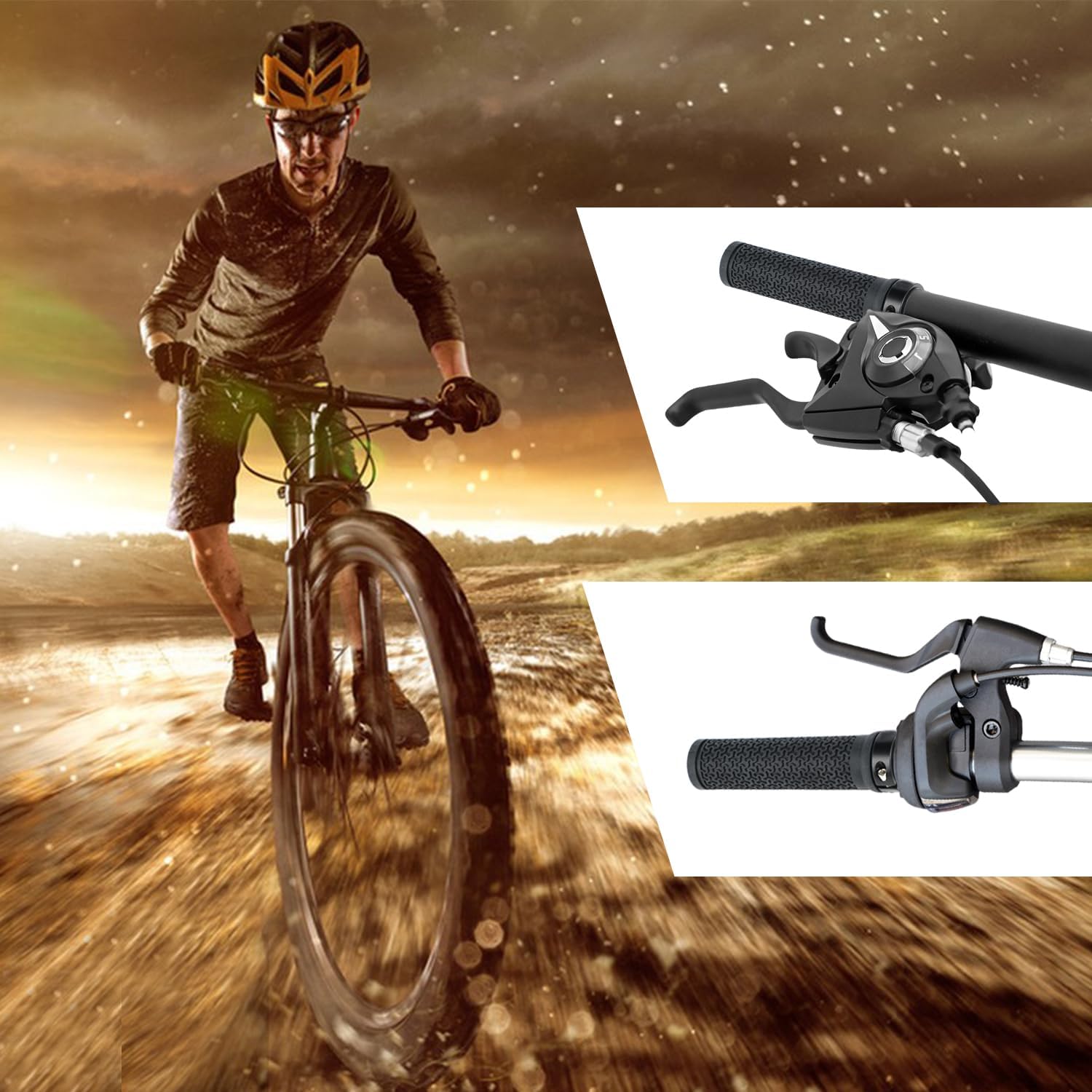 2 pack bike handlebar grips, bicycle handle bar grips mushroom grips for bmx, mountain, mtb, beach cruiser, scooter, folding bike, soft non slip rubber hand grip comfortable ergonomic 2 pack bike handlebar grips, bicycle handle bar grips mushroom grips for bmx, mountain, mtb, beach cruiser, scooter, folding bike, soft non slip rubber hand grip comfortable ergonomic