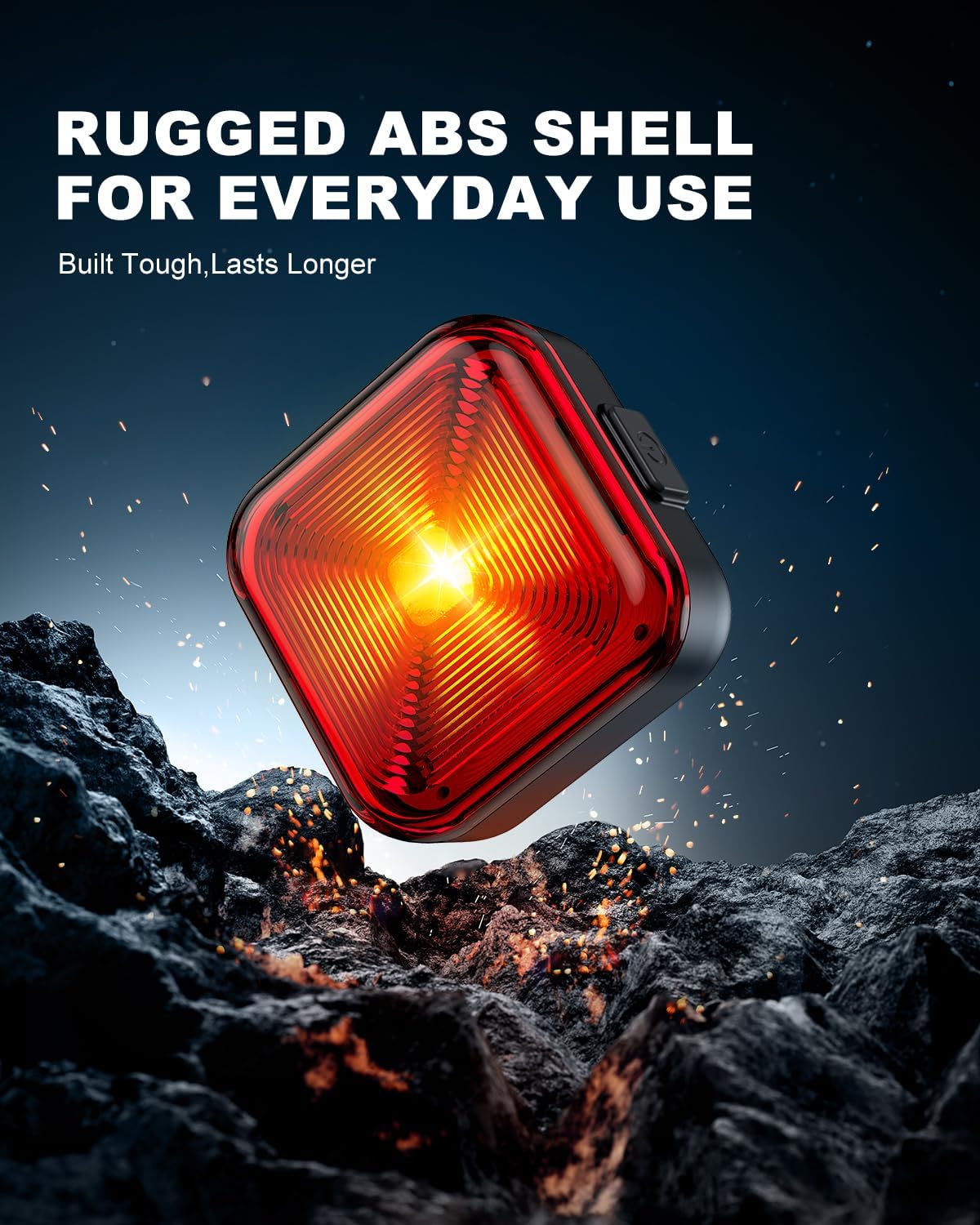 onvian bike tail light for rear bike rack mounting, usb rechargeable led bicycle rear cycling safety flashlight, waterproof bicycle tail light with 5 light mode options for road mountain onvian bike tail light for rear bike rack mounting, usb rechargeable led bicycle rear cycling safety flashlight, waterproof bicycle tail light with 5 light mode options for road mountain