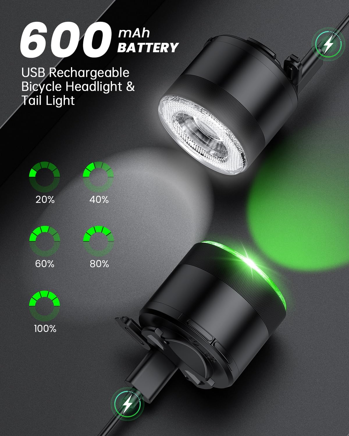 onvian bicycle lights front and rear for night riding, colorful rechargeable bike light set with 15 light modes 7 colors, waterproof cycling bike front and back for adults kids road mountain onvian bicycle lights front and rear for night riding, colorful rechargeable bike light set with 15 light modes 7 colors, waterproof cycling bike front and back for adults kids road mountain