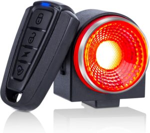 onvian wireless bike alarm with remote, 115db loud bicycle anti theft alarm vibration motion sensor system, usb c rechargeable bike alarms for ebikes, motorcycle, scooter, car, ipx5 waterproof