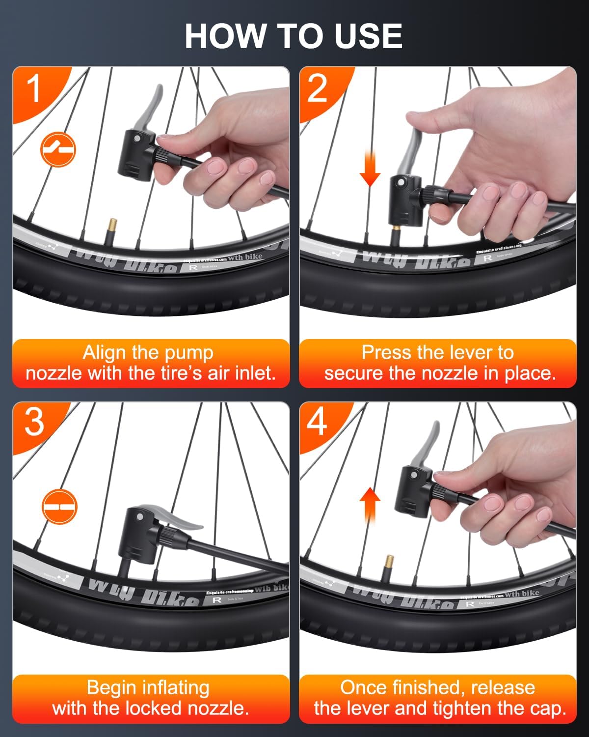 onvian floor bike pump with gauge160psi high pressure, air bicycle pump presta and schrader valve, fast inflation bike tire pump for bikes, mtb,hybrid,balls, ergonomic design bike accessories onvian floor bike pump with gauge160psi high pressure, air bicycle pump presta and schrader valve, fast inflation bike tire pump for bikes, mtb,hybrid,balls, ergonomic design bike accessories
