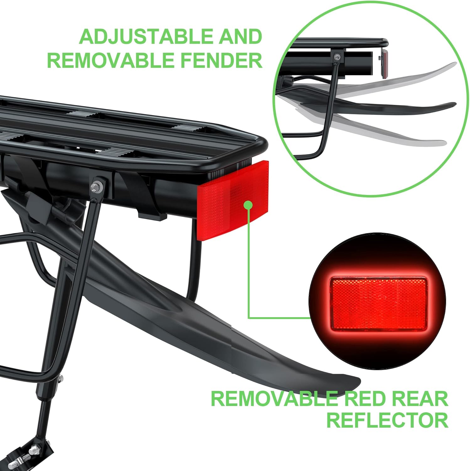 bike cargo rack w/fender & bungee cargo net & reflective logo,quick release mountain road bicycle rear racks,universal adjustable bike luggage touring carrier rack,large capacity bike pannier rack bike cargo rack w/fender & bungee cargo net & reflective logo,quick release mountain road bicycle rear racks,universal adjustable bike luggage touring carrier rack,large capacity bike pannier rack