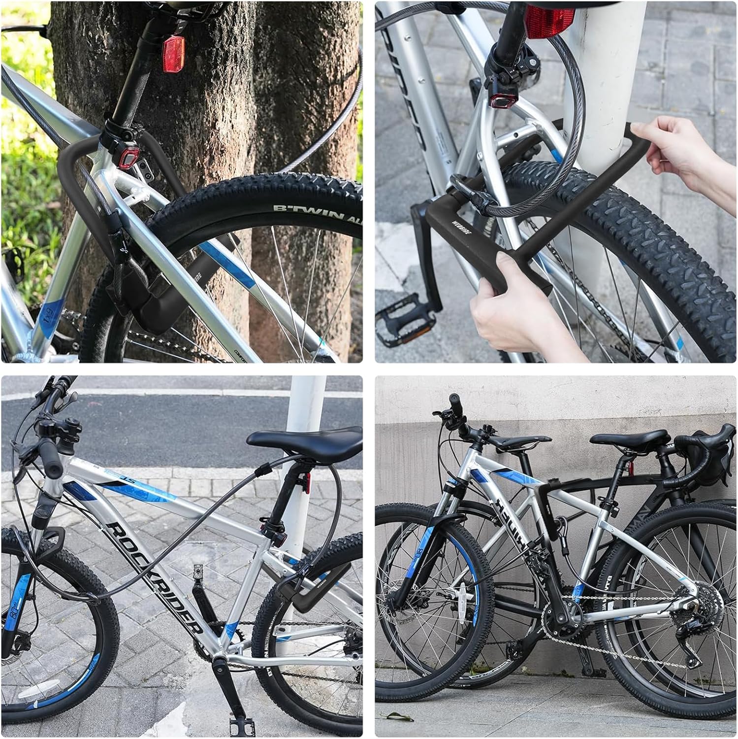 bike u lock with 4ft security cable 14mm shackle, bike lock with 3 keys and mounting bracket, bicycle u locks perfect for road, mountain, and electric bikes,bicycle lock bike u lock with 4ft security cable 14mm shackle, bike lock with 3 keys and mounting bracket, bicycle u locks perfect for road, mountain, and electric bikes,bicycle lock