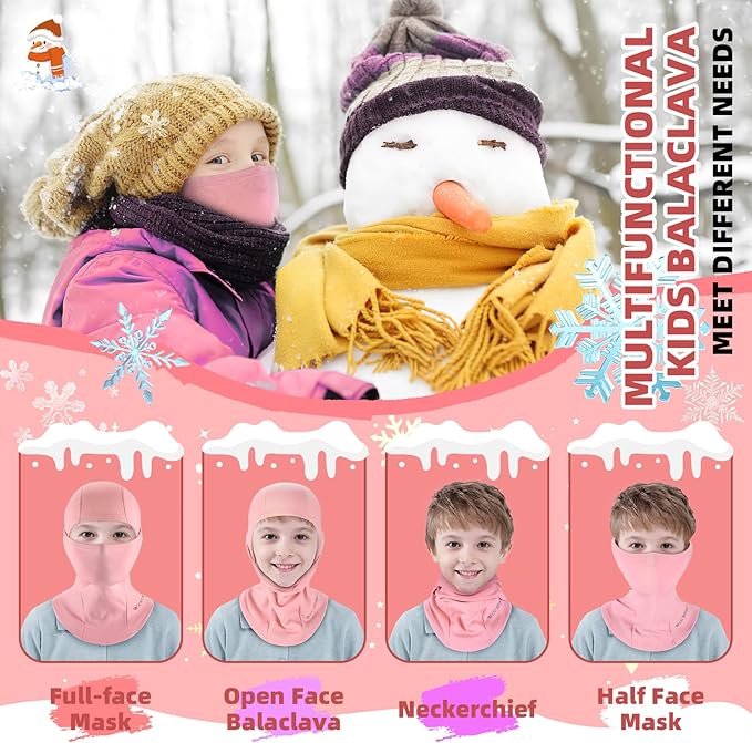 icocopro kids balaclava, unisex ski mask kids, neck warmer gaiter fleece windproof cycling balaclava for boys and girls icocopro kids balaclava, unisex ski mask kids, neck warmer gaiter fleece windproof cycling balaclava for boys and girls