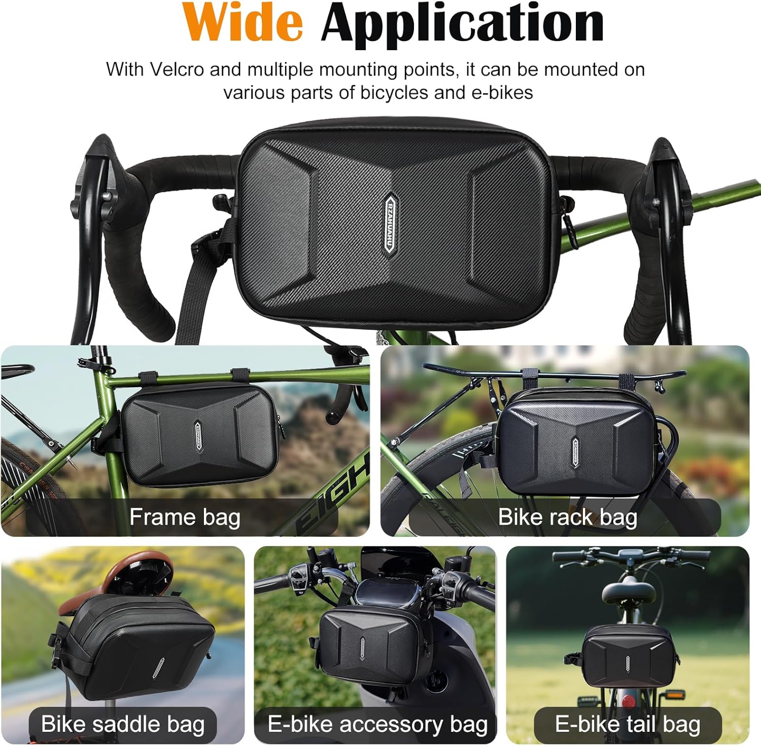 bike handlebar bag, eva waterproof bike front bag, 3.2l bicycle frame storage bag waist shoulder bag, bike pouch for road mountain bicycle cycling travel hiking bike handlebar bag, eva waterproof bike front bag, 3.2l bicycle frame storage bag waist shoulder bag, bike pouch for road mountain bicycle cycling travel hiking