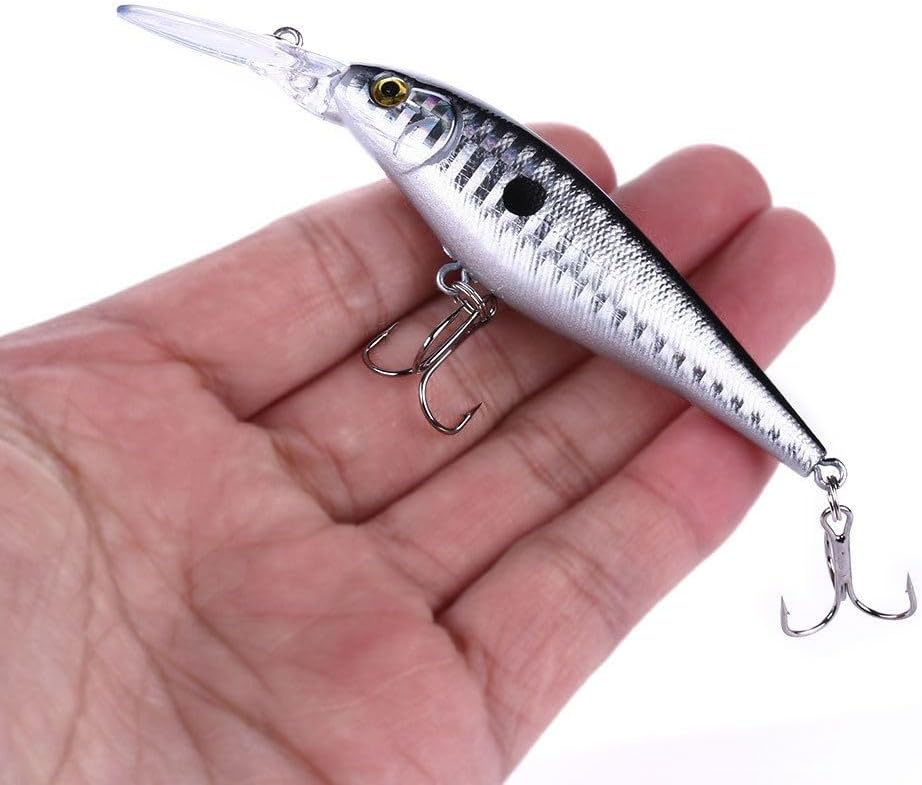 tfmsan 10pcs freshwater minnow lures bass and trout kit11cm 10g 6#hook tfmsan 10pcs freshwater minnow lures bass and trout kit11cm 10g 6#hook