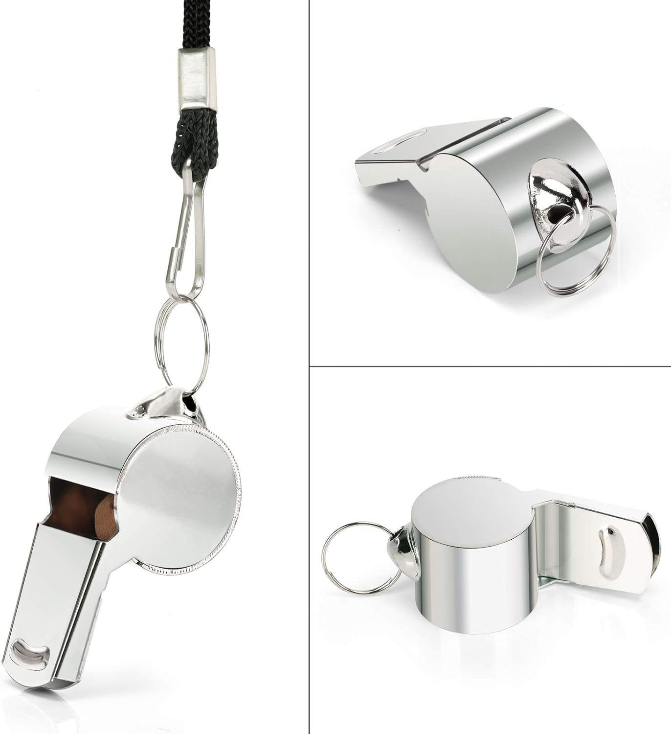 fya stainless steel whistle with lanyard, very loud sports whistle, perfect for referees, coaches, polices, emergency, outdoor sports, fya stainless steel whistle with lanyard, very loud sports whistle, perfect for referees, coaches, polices, emergency, outdoor sports,