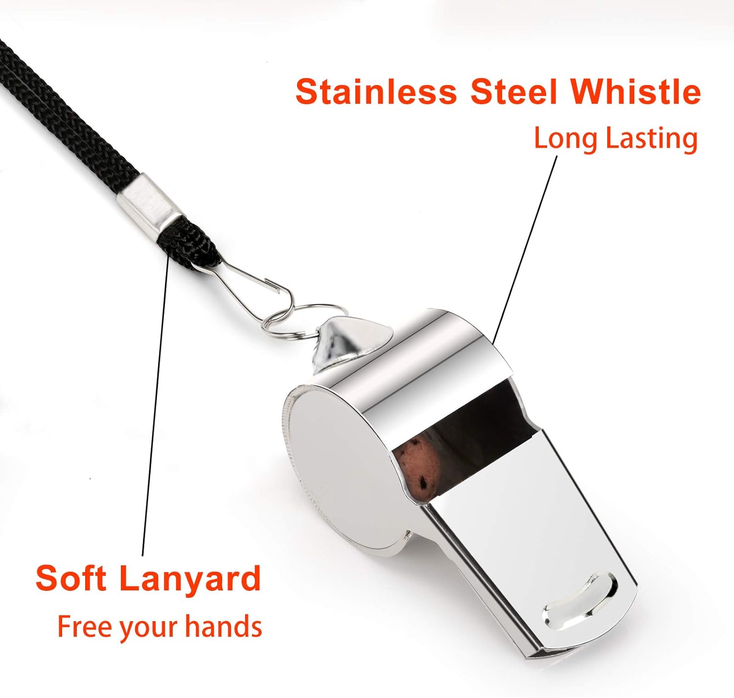 fya stainless steel whistle with lanyard, very loud sports whistle, perfect for referees, coaches, polices, emergency, outdoor sports, fya stainless steel whistle with lanyard, very loud sports whistle, perfect for referees, coaches, polices, emergency, outdoor sports,