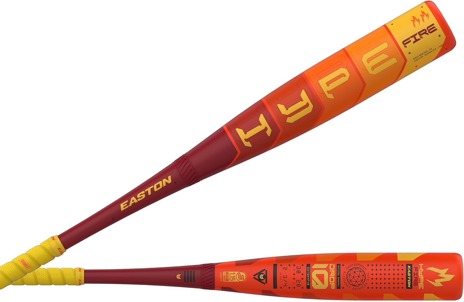 easton | 2025 | hype fire baseball bat | usssa | 5 / 8 / 10 drop | 2 3/4" barrel | 2 pc. composite (copy) easton | 2025 | hype fire baseball bat | usssa | 5 / 8 / 10 drop | 2 3/4" barrel | 2 pc. composite (copy)
