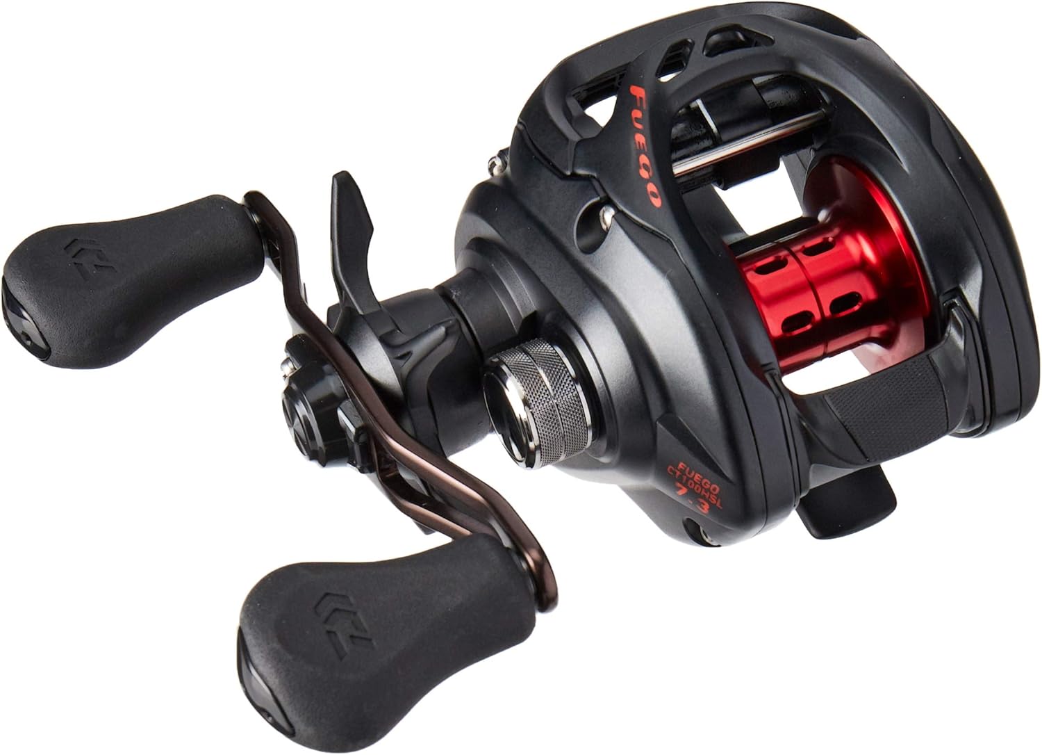 daiwa fuego ct low profile baitcasting reel – aluminum ct frame, air rotation system & magforce braking, left/right hand options daiwa fuego ct low profile baitcasting reel – aluminum ct frame, air rotation system & magforce braking, left/right hand options