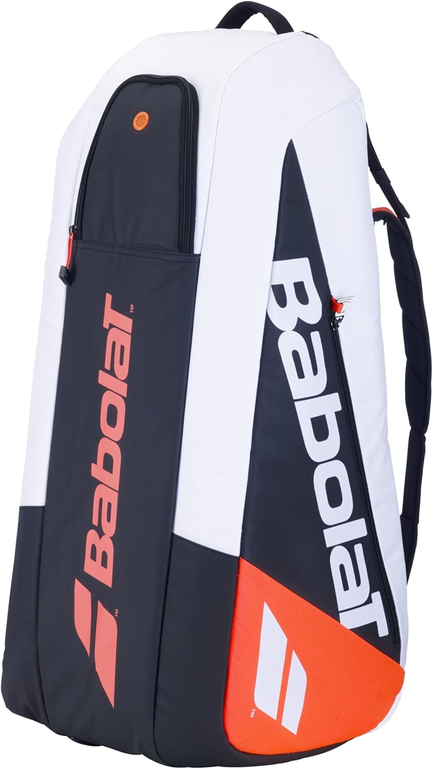 babolat pure strike 4th gen racquet holder x6 tennis bag (white/red) babolat pure strike 4th gen racquet holder x6 tennis bag (white/red)
