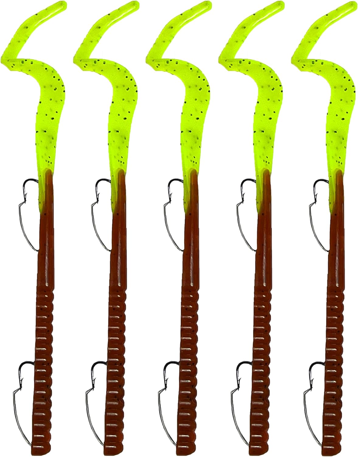 delong lures fishing lures bass set, 10" pre rigged weedless swim bait, twister tail bass fishing lures, extra durable soft plastic baits for freshwater 5 pcs bass baits and lures pack, made in usa delong lures fishing lures bass set, 10" pre rigged weedless swim bait, twister tail bass fishing lures, extra durable soft plastic baits for freshwater 5 pcs bass baits and lures pack, made in usa