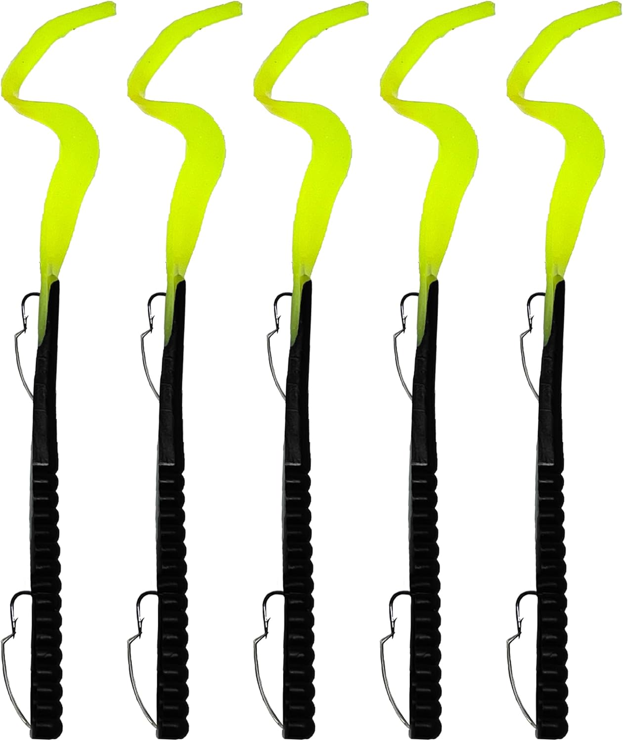 delong lures fishing lures bass set, 10" pre rigged weedless swim bait, twister tail bass fishing lures, extra durable soft plastic baits for freshwater 5 pcs bass baits and lures pack, made in usa delong lures fishing lures bass set, 10" pre rigged weedless swim bait, twister tail bass fishing lures, extra durable soft plastic baits for freshwater 5 pcs bass baits and lures pack, made in usa