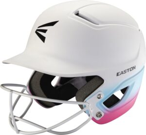 easton | alpha batting helmet with facemask | t ball/fastpitch softball | multiple sizes/colors