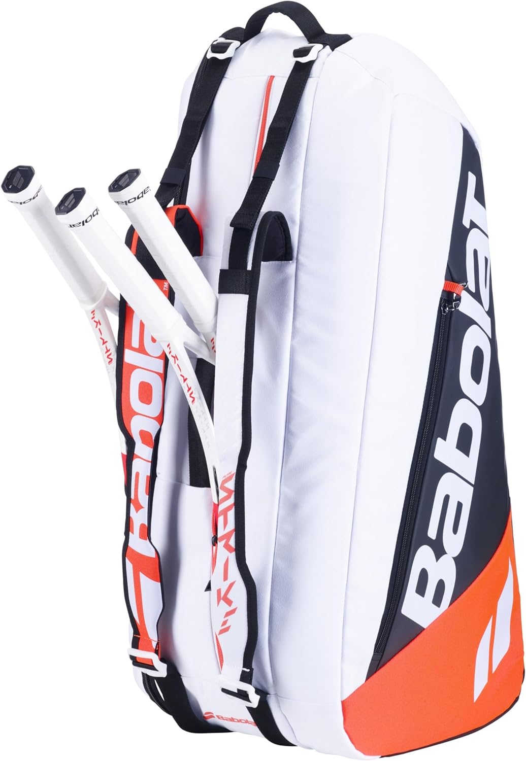 babolat pure strike 4th gen racquet holder x6 tennis bag (white/red) babolat pure strike 4th gen racquet holder x6 tennis bag (white/red)