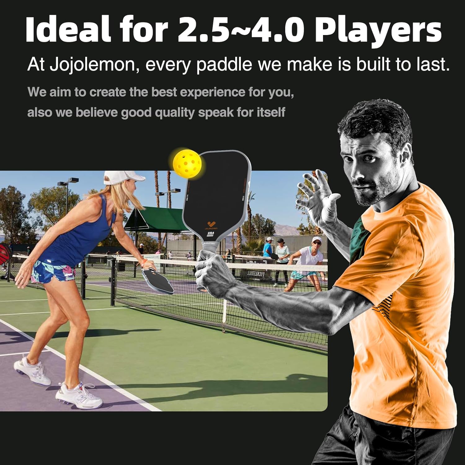 jojolemon pickleball paddles, carbon fiber pickleball paddle with a 16mm shark power polymer core, the pickleball rackets designed for ultimate spin & consistency jojolemon pickleball paddles, carbon fiber pickleball paddle with a 16mm shark power polymer core, the pickleball rackets designed for ultimate spin & consistency