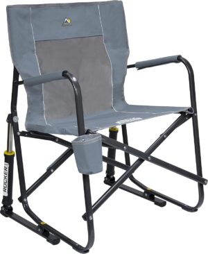 gci outdoor freestyle rocker outdoor rocking chair with beverage holder