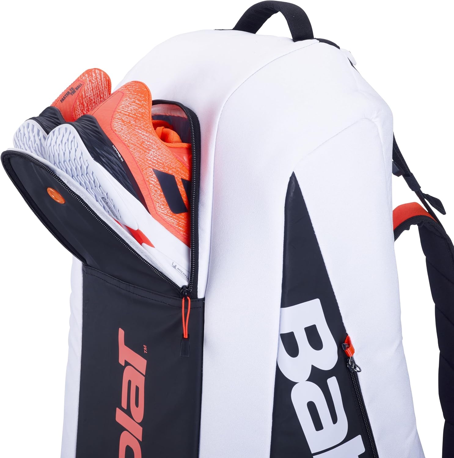 babolat pure strike 4th gen racquet holder x6 tennis bag (white/red) babolat pure strike 4th gen racquet holder x6 tennis bag (white/red)