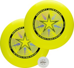 discraft ultrastar ultimate discs 1 & 2 packs, standard size, for competitive & casual play