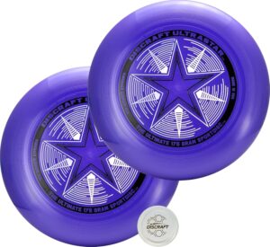 discraft ultrastar ultimate discs 1 & 2 packs, standard size, for competitive & casual play