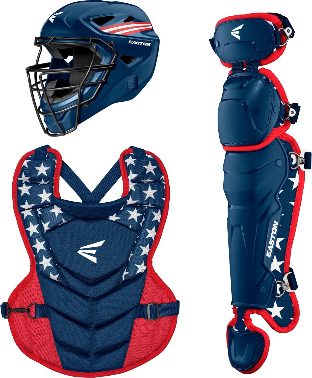 easton | black magic 3.0 youth baseball catcher gear set | helmet, chest protector & leg guards | multiple sizes/colors easton | black magic 3.0 youth baseball catcher gear set | helmet, chest protector & leg guards | multiple sizes/colors